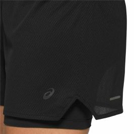 Pantalones Cortos Deportivos para Mujer Asics Ventilate 2-N-1 Negro