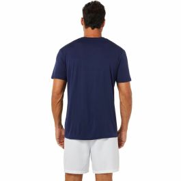 Camiseta de Manga Corta Hombre Asics Court Azul