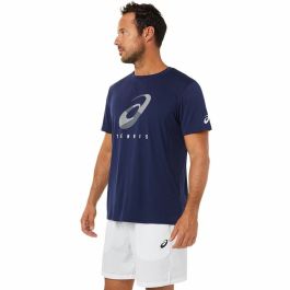 Camiseta de Manga Corta Hombre Asics Court Azul