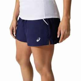 Pantalones Cortos Deportivos para Mujer Asics Court Azul oscuro