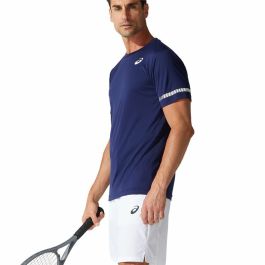 Camiseta de Manga Corta Hombre Asics Court SS Azul