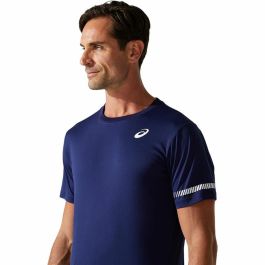 Camiseta de Manga Corta Hombre Asics Court SS Azul