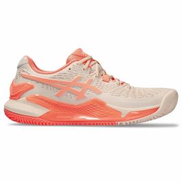 Zapatillas de Tenis para Mujer Asics Gel-Resolution 9 Clay Salmón