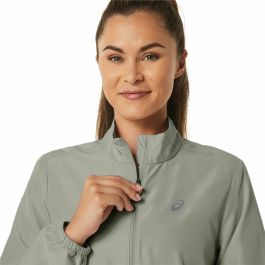 Chaqueta Deportiva para Mujer Asics Core Gris Blanco