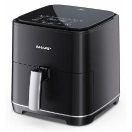 Freidora sin aceite SHARP - Airfryer 5,5L - 1650 W - 8 programas - Negra