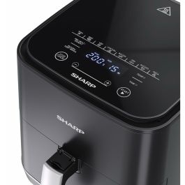 Freidora sin aceite SHARP - Airfryer 5,5L - 1650 W - 8 programas - Negra