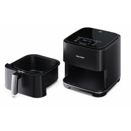 Freidora sin aceite SHARP - Airfryer 5,5L - 1650 W - 8 programas - Negra