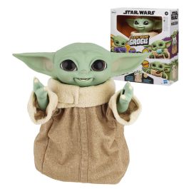 Star Wars The Mandalorian Baby Yoda Peluche transformable Hasbro F2851