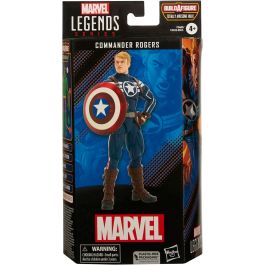 Figura Comandante Rogers Marvel Legends F3685 Hasbro