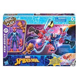 Figura Spiderman Bend And Flex Mision Espacio F3739 Avengers