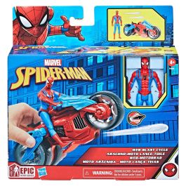 Moto Spider-Man 4 Piezas 16 cm