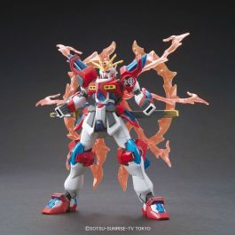 BANDAI HOBBY Figura Kamiki Burning Gundam High Grade 1/144 - Gundam Build Fighters Try, Material PS, PE