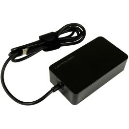 LC-Power LC-NB-PRO-45-C Cargador USB-C de 45W para Portátil, Entrada 110-240V, Negro