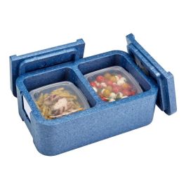 CAMBRO - EPPMD4428-159 - Caja EPP isotérmica para entrega de menú menú con dos compartimentos 43,7 x 27,6 x 17,5 - Azul Precio: 44.5000006. SKU: B1A5ZJA7MD