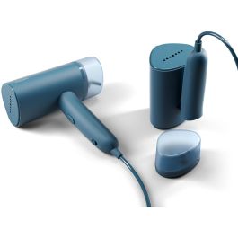 Philips Vaporera de Mano Serie 3000 STH3000/20, 1000W, Compacta y Plegable, Azul