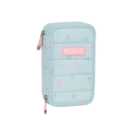 Plumier Doble Moos Garden Turquesa 12.5 x 19.5 x 4 cm (28 piezas) Precio: 11.79000042. SKU: B16Q6CS9DV