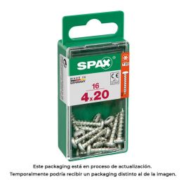Spax Tornillo para Madera Universal Rosca Completa Cabeza Redonda Wirox 4,0x20mm T-STAR Plus 4CUT, Caja 16 Unidades Precio: 2.59000016. SKU: S7913830
