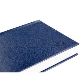 Agenda Encuadernada Liderpapel Corfu A5 2025 Dia Pagina Color Azul Papel 60 gr