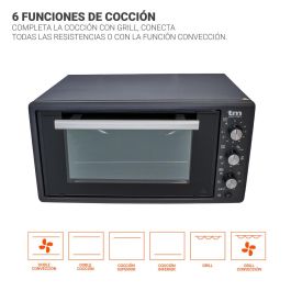 Horno de Convección TM Electron 45 L 45 L 200ºC Horno de Convección TM Electron 45 L 45 L 200ºC