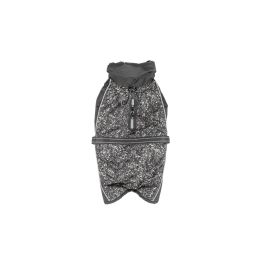 Dog Gone Smart Abrigo Parka Aspen Negro 30cm para Perro Impermeable, Cortavientos, Reflectante Meteor, Forro Polar Cálido y Anti-manchas Repez-It