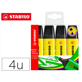 Stabilo Boss Original Marcador Fluorescente Amarillo Blíster 4 Ud Precio: 4.49999968. SKU: B1GLRPBV5T