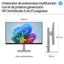 HP All In One 27-CS1008NS Ordenador 27" Intel® Core™ Ultra 5 226V 16GB RAM 1TB SSD Plata Meteoro