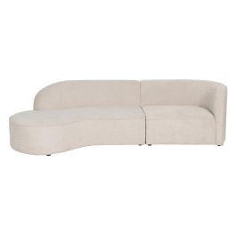 Sofá 2 Piezas Beige Tejido Salón 300 X 107 X 75 cm