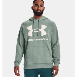 Sudadera con Capucha Hombre Under Armour Rival Big Logo Verde S