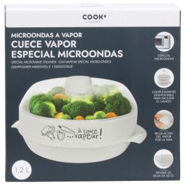 Cook Concept Recipiente para Cocinar al Vapor en Microondas con Tapa Regulable y Depósito de Agua, 25x21.5x12 cm Precio: 4.49999968. SKU: B1GGBVKQ8M