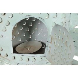 DKD Home Decor Metal fishes 2c24 Pez Portavela Decoracion Hogar Azul Celeste Metal 108 x 80 x 16 cm