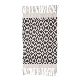 Day Alfombra Day 40x60 cm Algodón Yute Estampado Rayas Cuadros