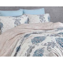 Juego de Cama ASI8683342463249 - Funda Nórdica 220x240 cm y 2 Fundas de Almohada 60x60 cm - 100% Algodón Reforzado - Azul