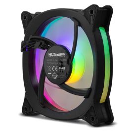 Nox NXHUMMERVFAN Ventilador de PC 120mm ARGB con Espejo Infinito, Rodamientos Hidráulicos, Aspas Translúcidas y Diseño Silencioso 20.4 dB