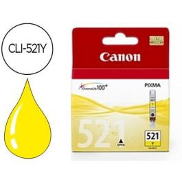 Ink-Jet Canon Cli-521Y Amarillo Pixma Mp620-630-980 Ip3600-4600