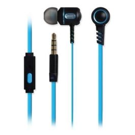 AURICULARES SPIRIT OF GAMER LEGIÓN BLUE ARMORED - DRIVERS 10MM - CONECTOR JACK 3.5MM - FUNC. MANOS LIBRES - COMPAT. PS4/PS3/XBOX ONE/SMARTPHONE