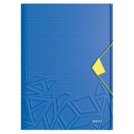 Leitz Carpeta de 3 Solapas DIN A4 Polipropileno, almacenamiento diario, para documentos y papeles sueltos color azul Precio: 11.79000042. SKU: B12TT48Y3A