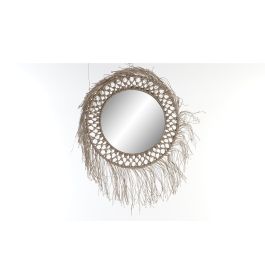 Espejo de pared DKD Home Decor Natural Bali 60 x 4 x 60 cm Precio: 67.50000004. SKU: S3029639