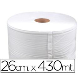 Papel Secamanos Industrial 26 cms De Ancho X 400 Mts Aprox Diametro 33,5 cm Para El Dispensador 46826 2 unidades