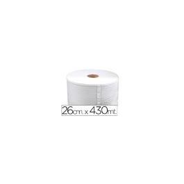 Papel Secamanos Industrial 26 cms De Ancho X 400 Mts Aprox Diametro 33,5 cm Para El Dispensador 46826 2 unidades