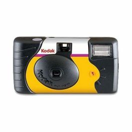 Kodak Power Flash Cámara Desechable ISO 800 con Flash Incorporado, 27 Fotos en Color, Película 35mm Kodak Power Flash Cámara Desechable ISO 800 con Flash Incorporado, 27 Fotos en Color, Película 35mm
