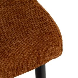 Silla Marrón Tejido-Metal Contract 52,50 X 55 X 80 cm