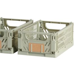 Day Juego De 2 Cajas Plegables 25x16,5 cm Color Verde Musgo