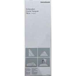 Inde Almohada Triangular Multiposición de Doble Cuña, 15 x 15 x 40 cm