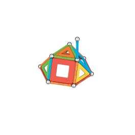 Geomag EcoFriendly Paneles Supercolor 52 Piezas para Construcción 2D y 3D con Barras, Esferas y Paneles Reciclados +5 Años