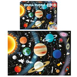 Educa 19584 Puzzle Sistema Solar 150 piezas con lámina incluida 48x34 cm +6 años