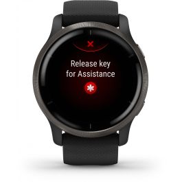 Garmin Venu 2 Smartwatch GPS 45mm, Reloj Inteligente Fitness con Música, Pagos y Monitor de Salud, Color Negro