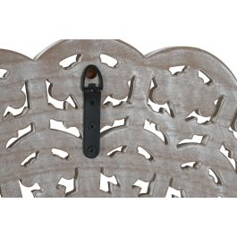 DKD Home Decor Espejo Indio Blanco 2 x 89 x 89 cm con Marco de 22x22 cm