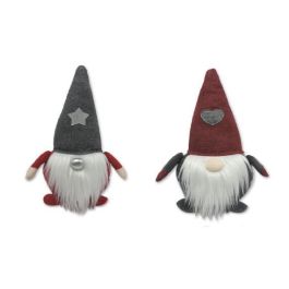 DKD Home Decor Sujetapuertas Decorativo de Navidad Colección Alpina Noel, Poliéster Rojo Gris Blanco, 13x35x27 cm - Pack 4 Unidades Precio: 23.09406. SKU: B12P6ZYFJD