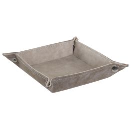 Bandeja Vaciabolsillos Tradicional DKD Home Decor Gris Gris Oscuro 18.5 x 4 x 18.5 cm (6 Unidades) Precio: 18.90000035. SKU: B16XACYMV2