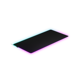 SteelSeries Alfombrilla QcK Prism Cloth XXXL 63512, Negra, con Retroiluminación LED RGB para Juegos